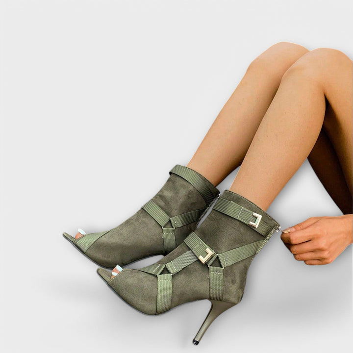 Ružica - Elegantne cipele s potpeticom i otvorenom čarapom