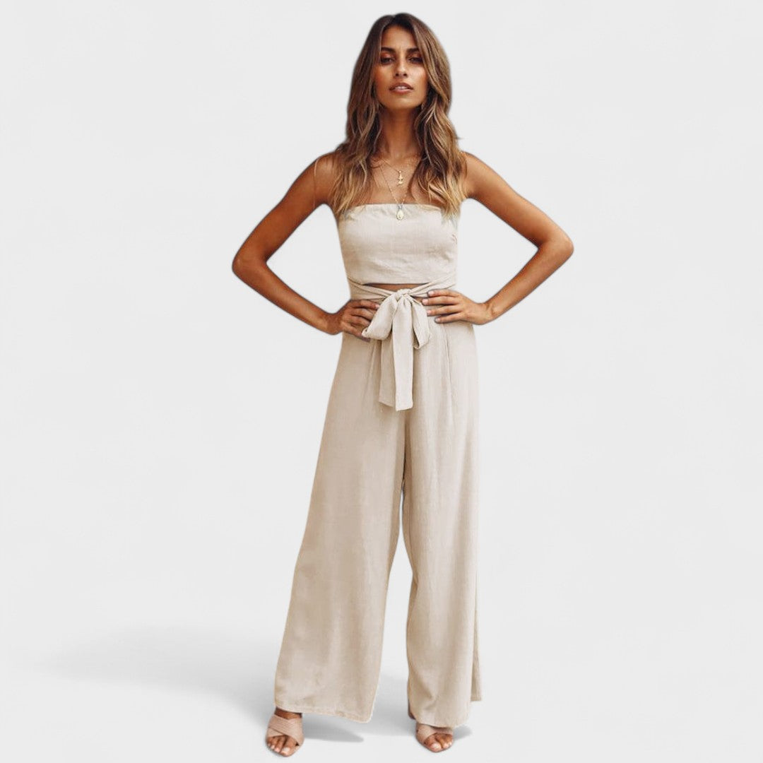 Iva - Bohemian Backless Rompers Jumpsuit