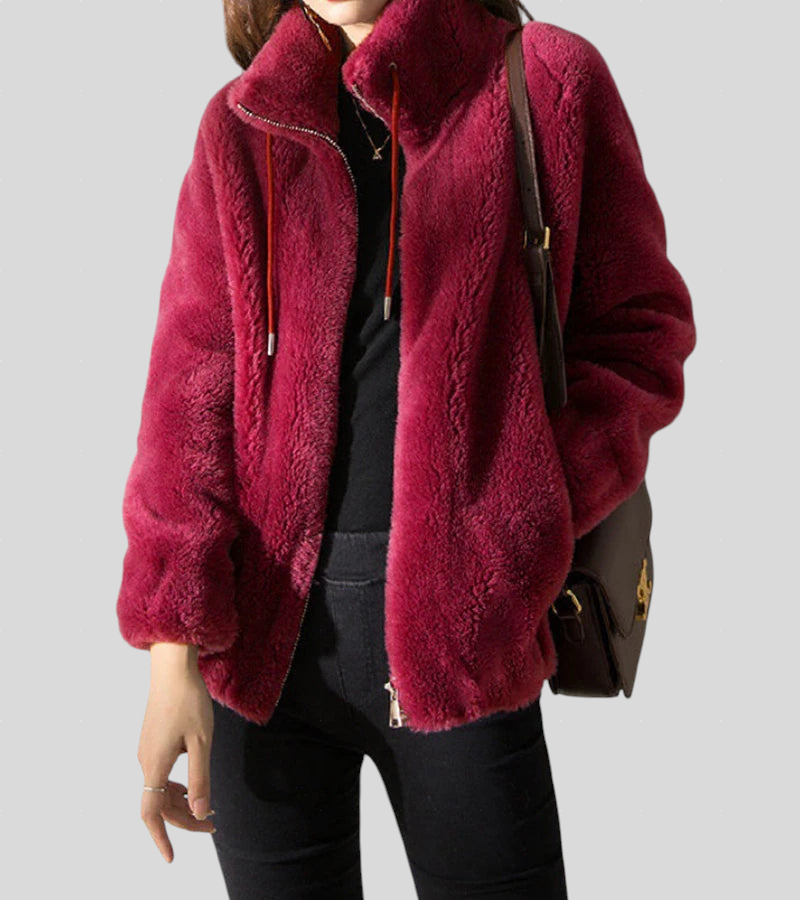 Marry - Mekana Flis Jakna s Visokom Ogradom