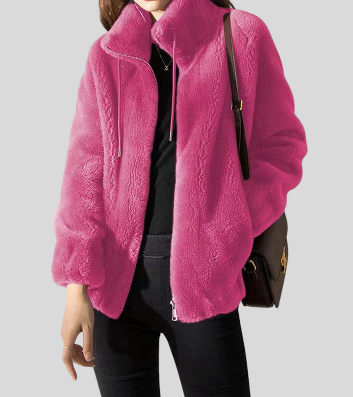 Marry - Mekana Flis Jakna s Visokom Ogradom