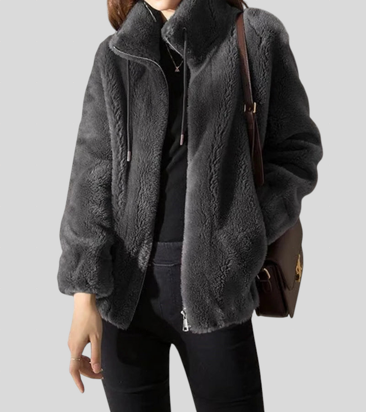 Marry - Mekana Flis Jakna s Visokom Ogradom