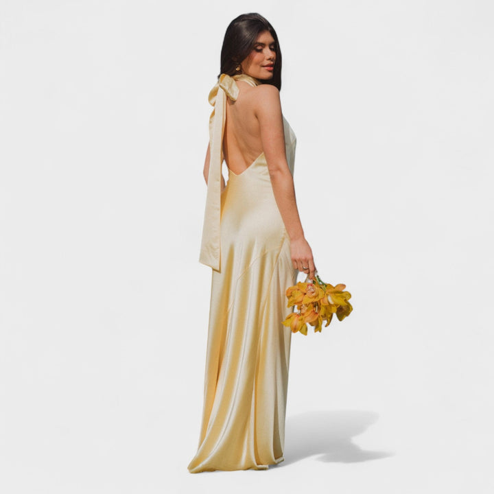 Martina - Haljina s satenskom mašnom