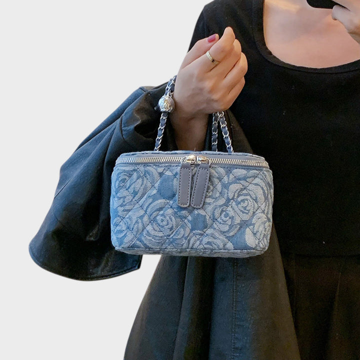 Ksenija - Denim cvjetna torba