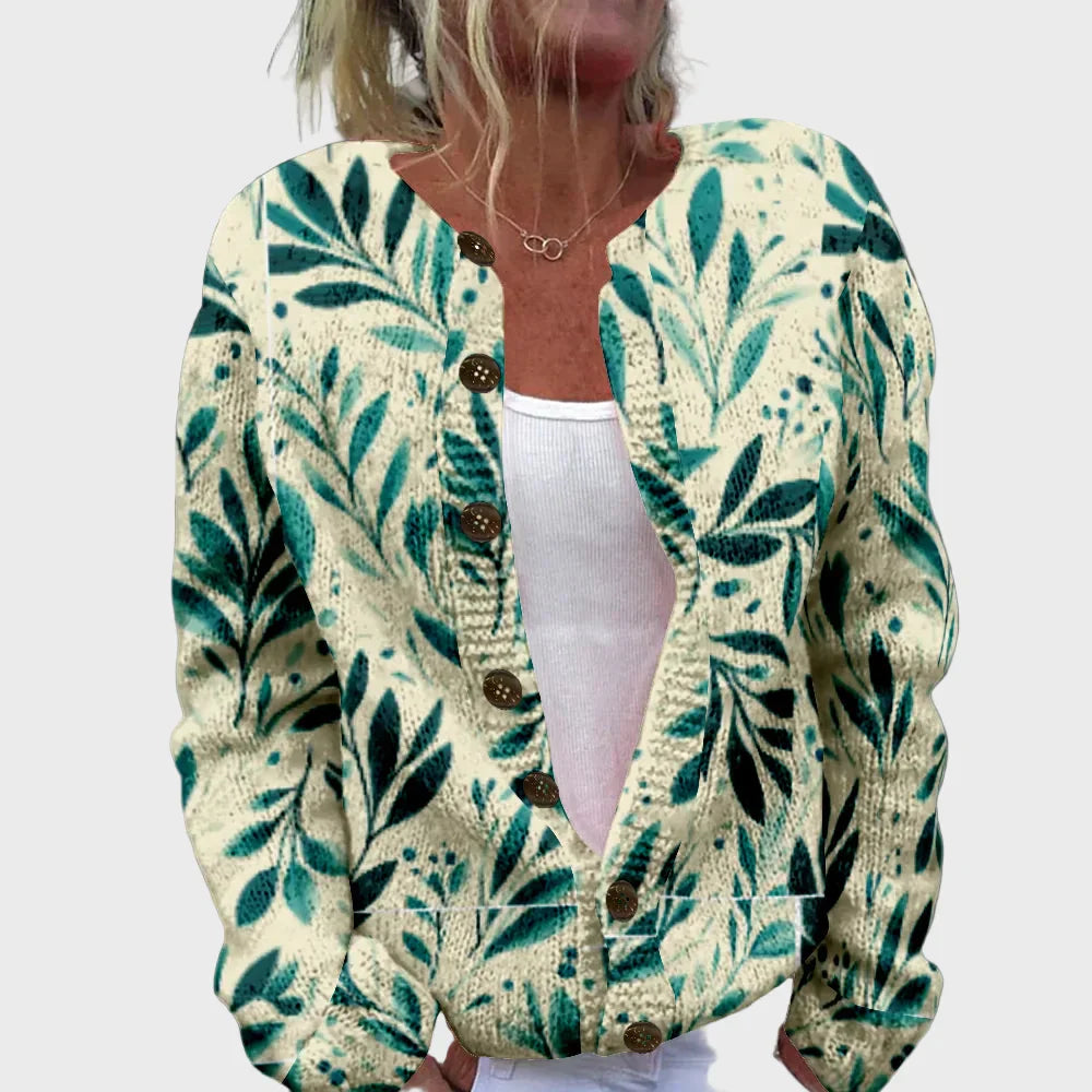 Nicolette | Chic prsluk s uzorkom