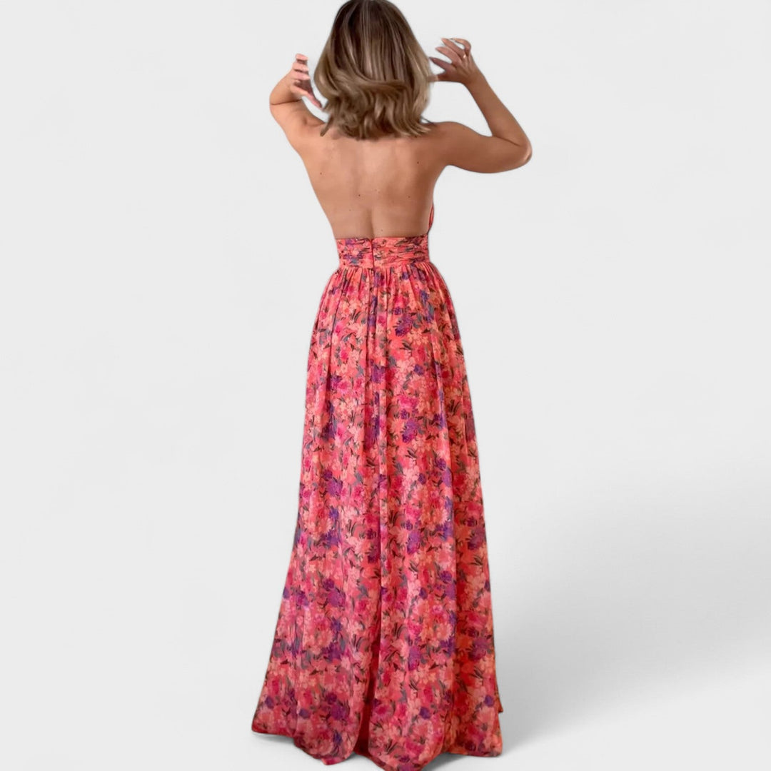 Floraria - Duga haljina s otvorenim leđima