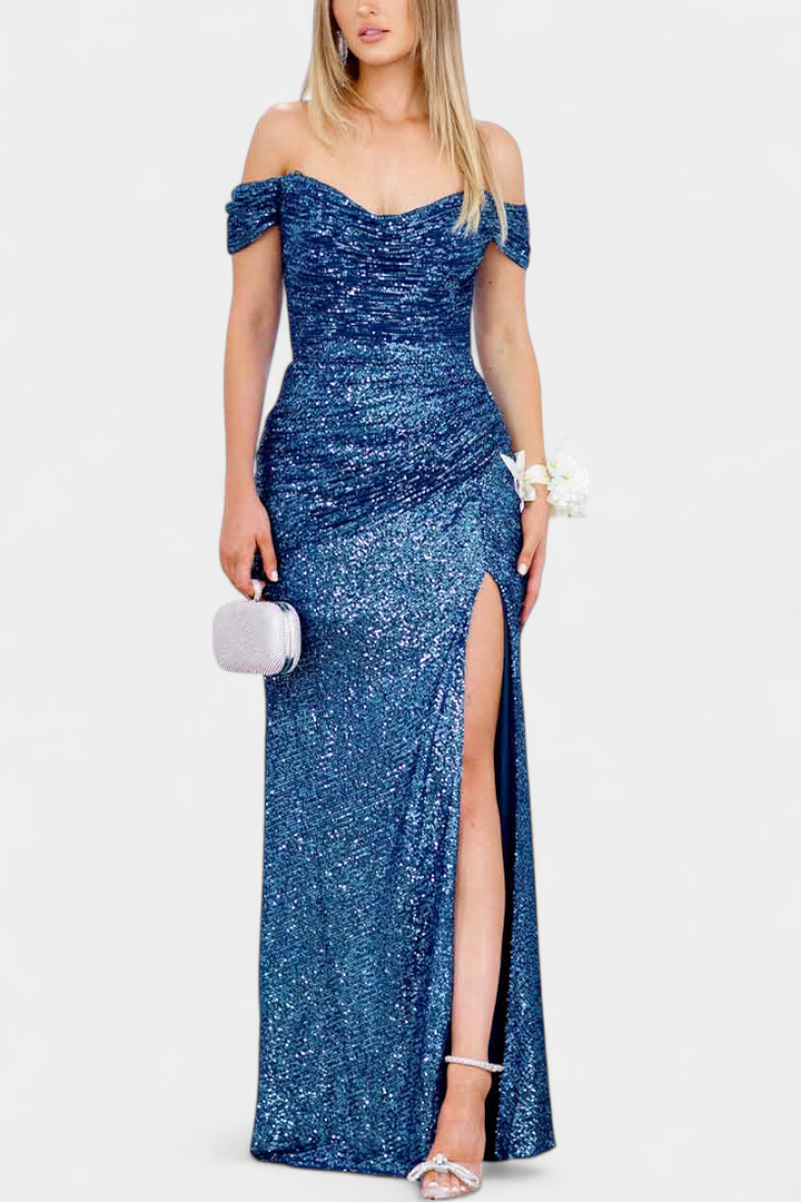 Renata Haljina Sirena bez naramenica s šljokicama