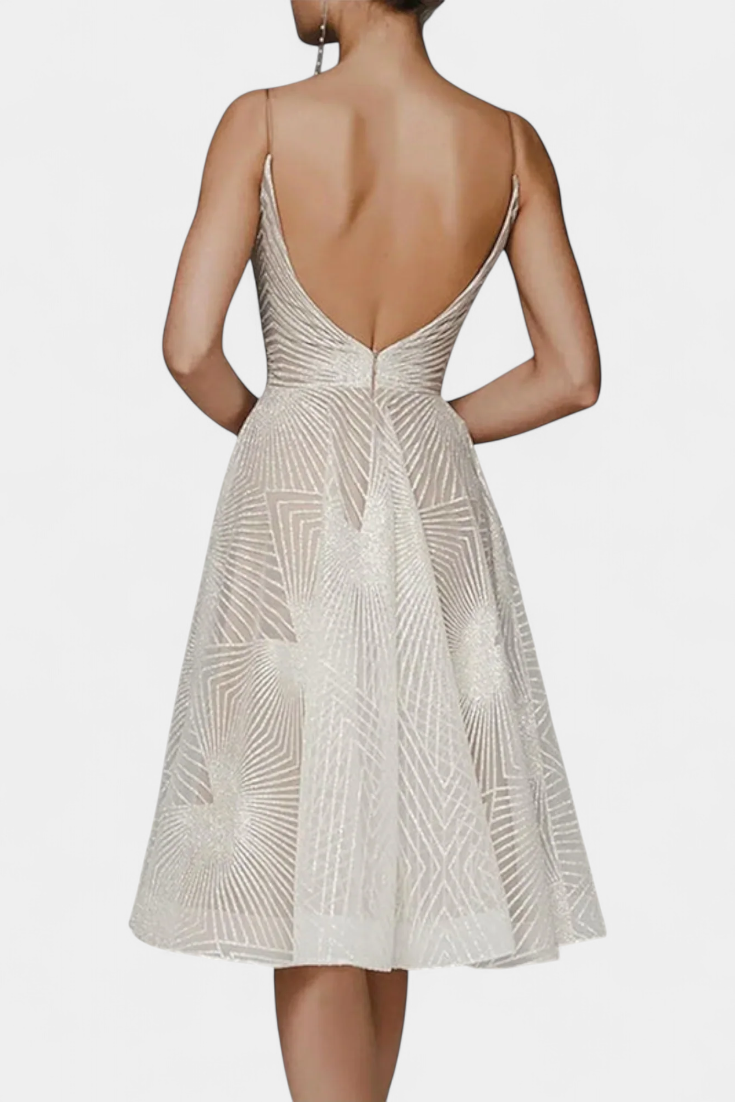 Dragana Duga Haljina s Vezenjem i A Krojem