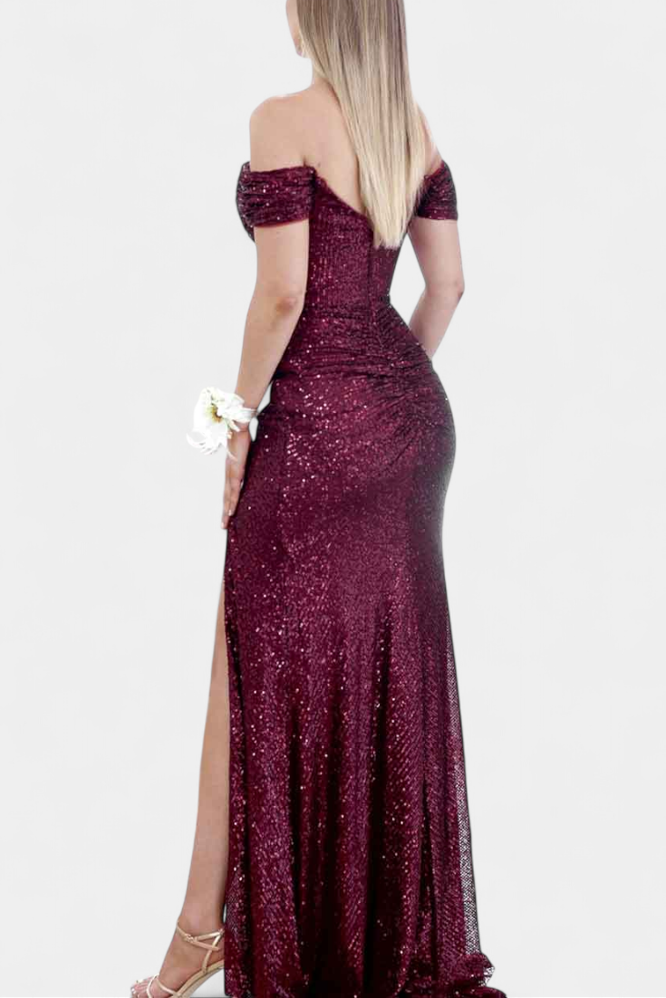 Renata Haljina Sirena bez naramenica s šljokicama