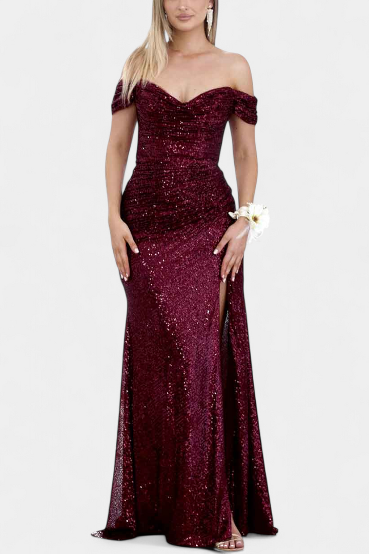 Renata Haljina Sirena bez naramenica s šljokicama