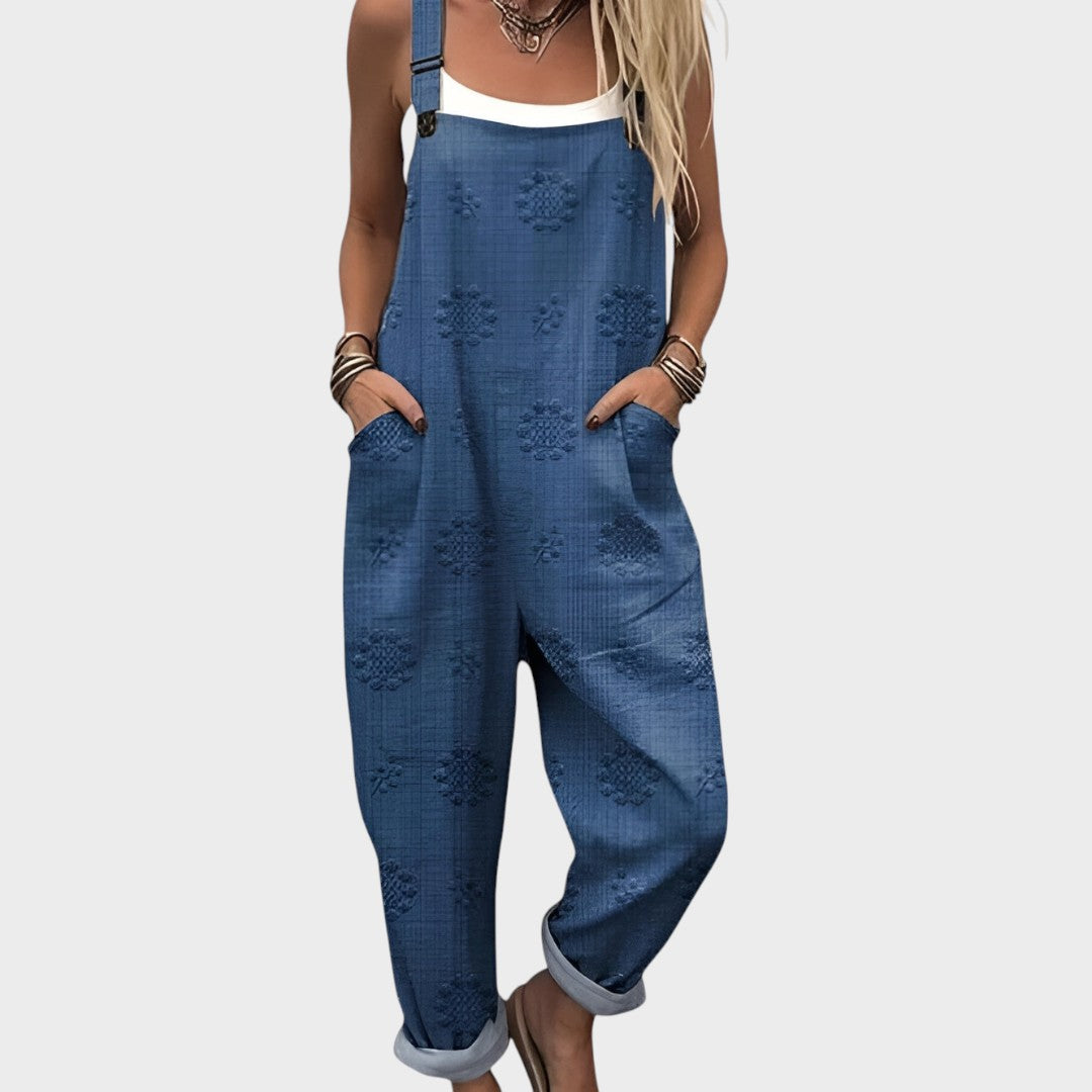 Jelena - Ležeran cvjetni kombinezon za svaki dan