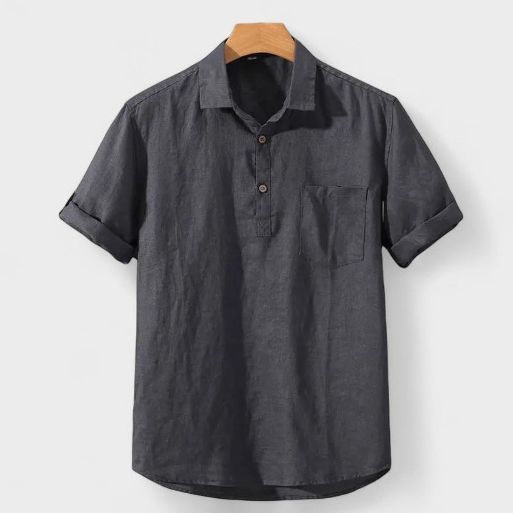 Kaj - Polo majica od lanenog platna