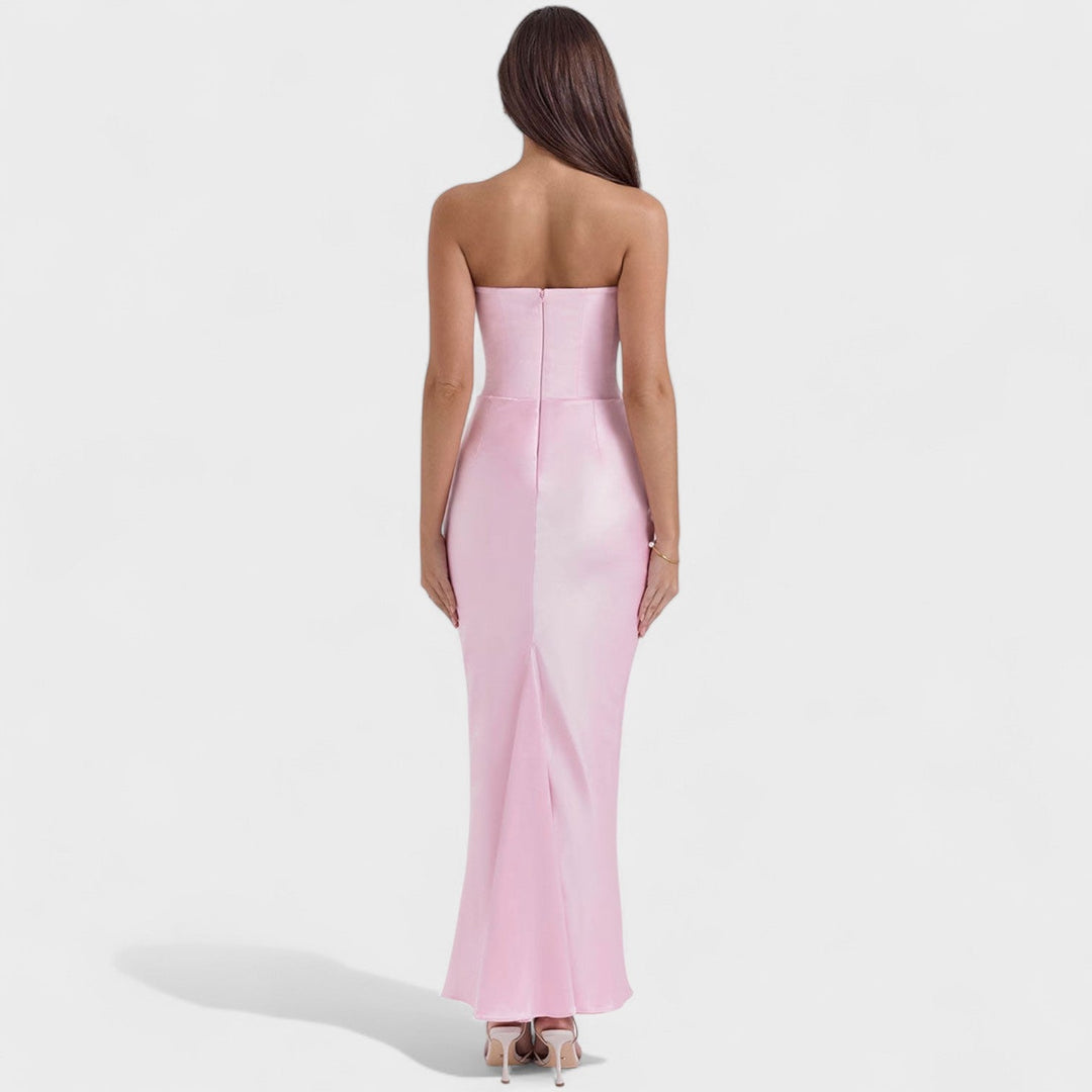 Clara – Satenasti Korset Haljina