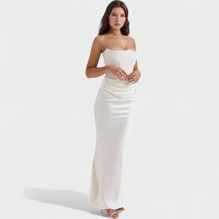 Clara – Satenasti Korset Haljina