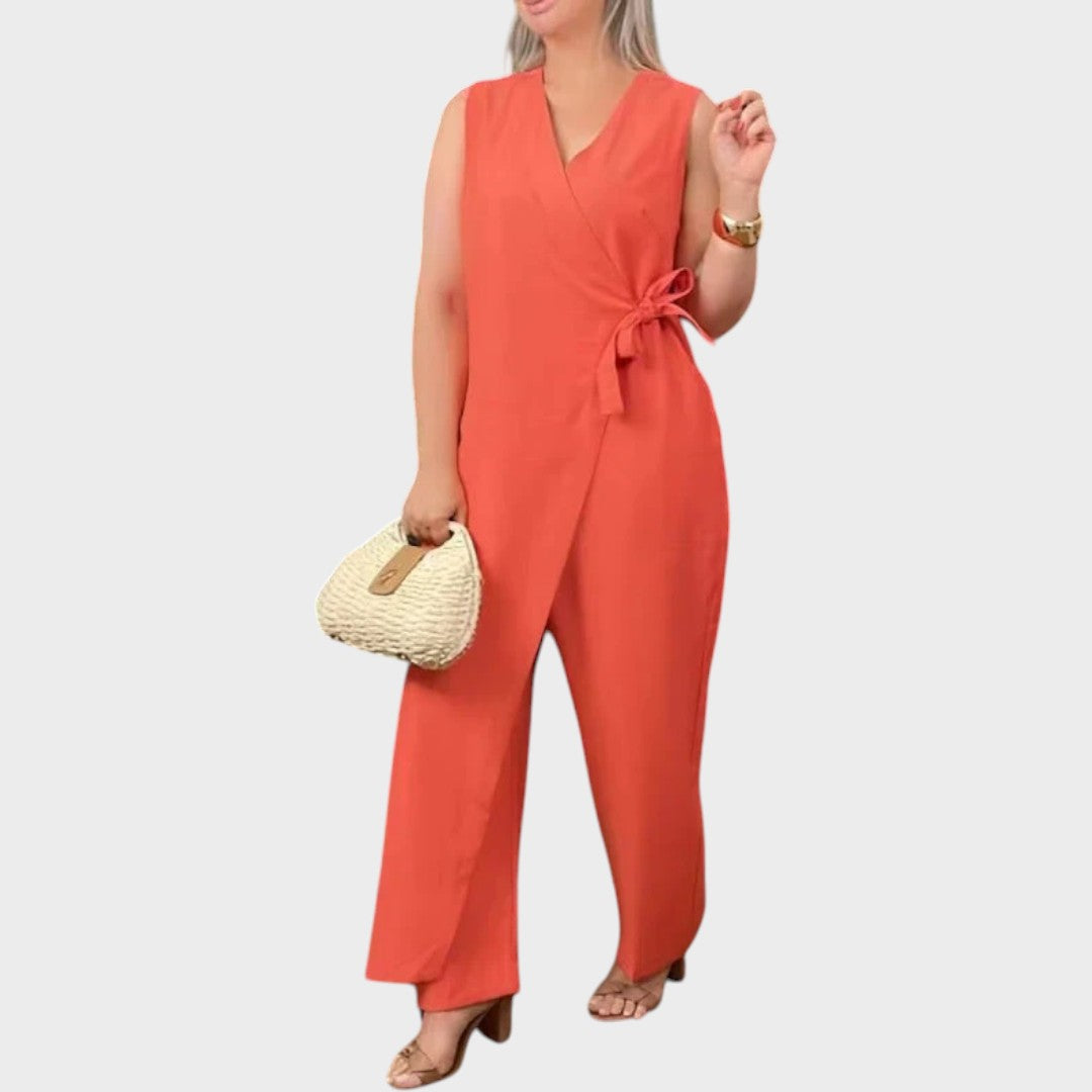 Dragana -  Elegantni kombinezon s V-izrezom