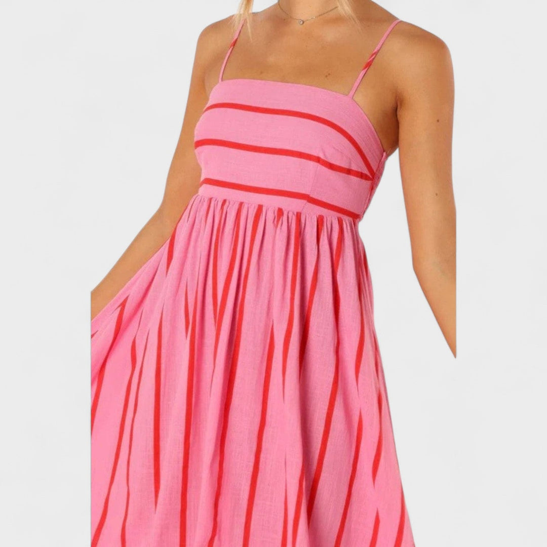 Isabel - Duga haljina s prugama