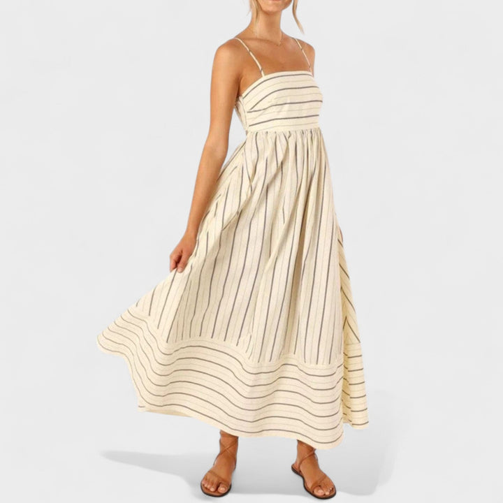 Isabel - Duga haljina s prugama