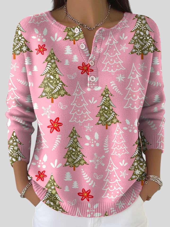 Sophie – Božićni Pulover S Gumbima