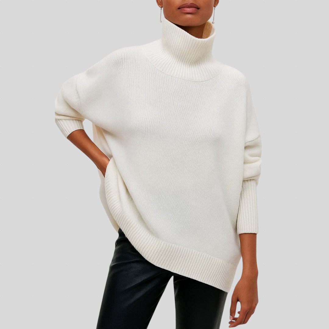 Stefanie - Pleteni Pulover s Dolčevitom