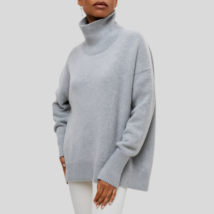 Stefanie - Pleteni Pulover s Dolčevitom