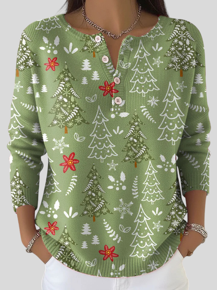 Sophie – Božićni Pulover S Gumbima