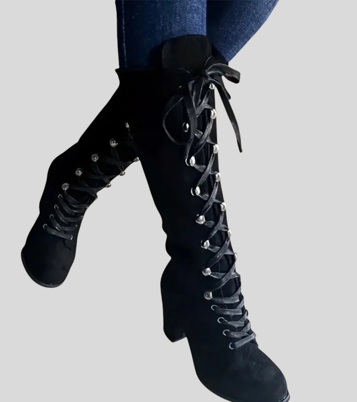 Lena - Ženske Čizme s Udobnom Petom