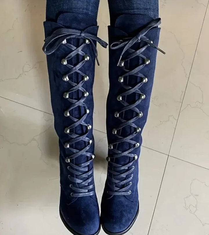 Lena - Ženske Čizme s Udobnom Petom