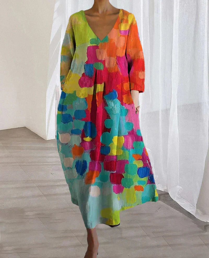 Jelena - Šarena haljina s printom