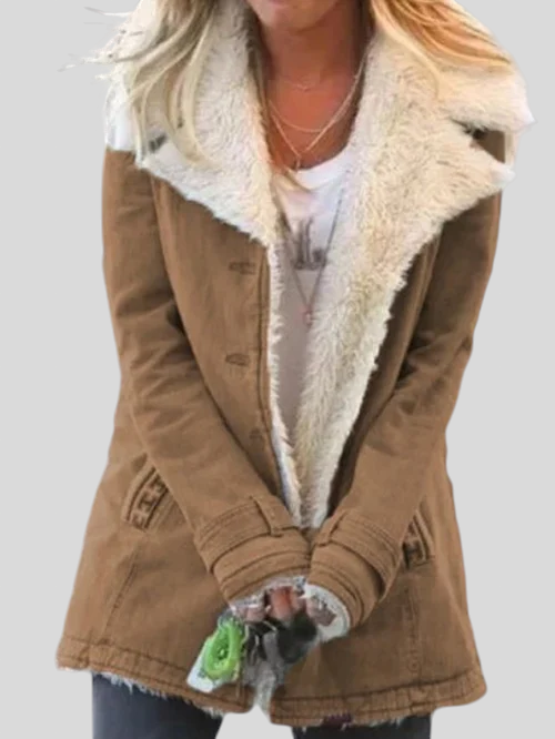 Andrea - Elegantni Douillette Jas