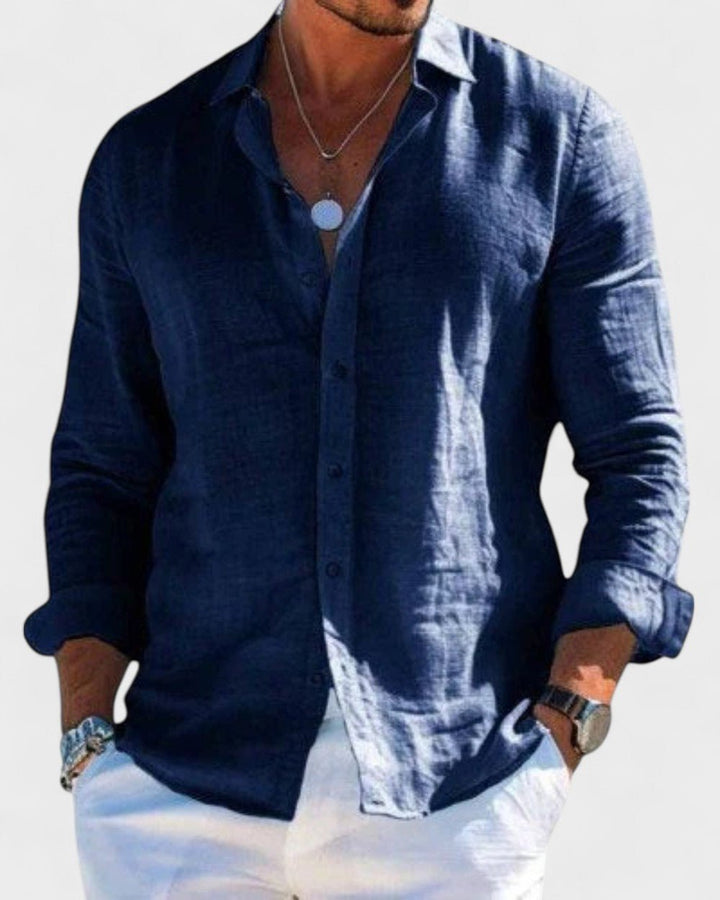 Dennis - Casual košulja od lanene tkanine za muškarce