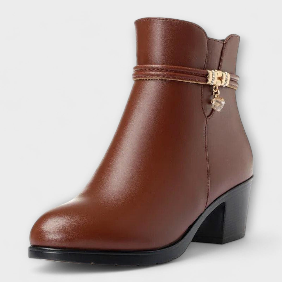 Emilija – Elegantni zimski čizmi s patentnim zatvaračem