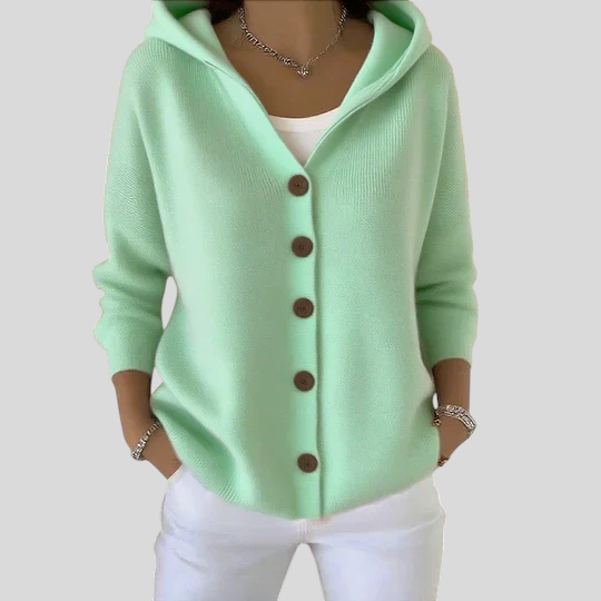 Felicia - Trendy Pletiva Jakna s Kapuljačom