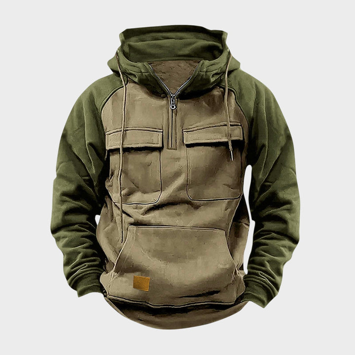 Kristian - Polo-zip majica s kapuljačom
