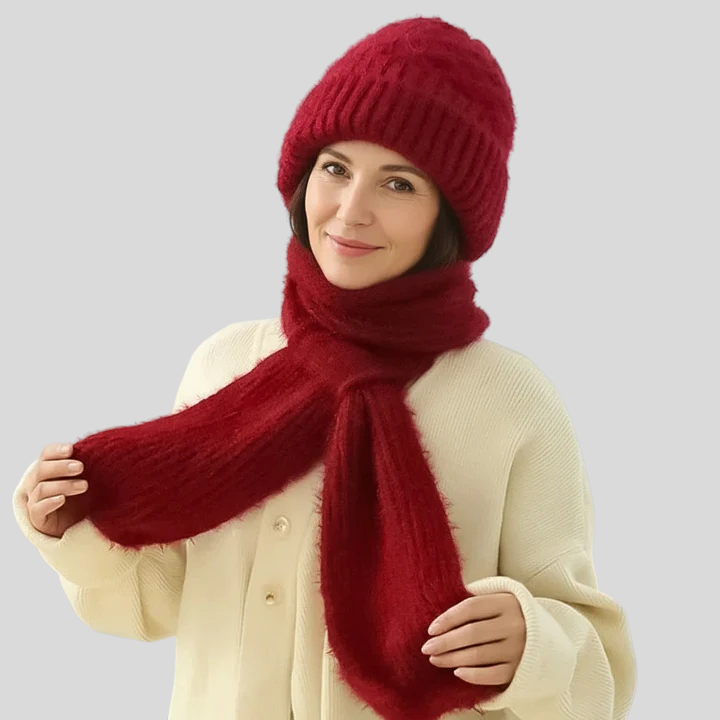 Bonnie - Kapa I Šal Otporni Na Vjetar, Podstavljeni Flisom S Ugrađenom Zaštitom Za Uši