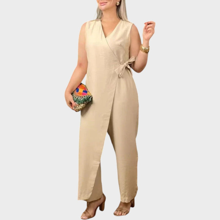 Dragana -  Elegantni kombinezon s V-izrezom