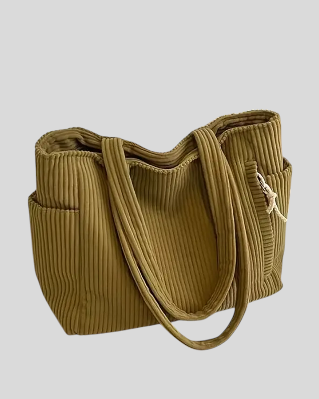 Tilda | Rebrasta torbica s detaljem od konopa