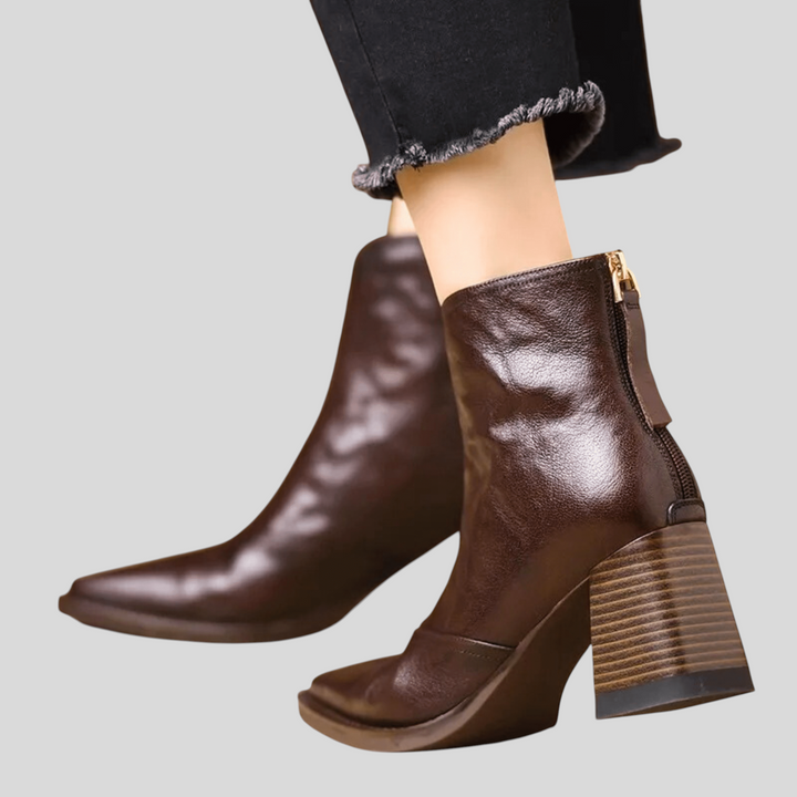 Chloe - Luksuzne Čizme Sa Srednjom Petom